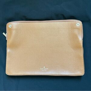 Kate Spade Brown Leather Laptop sleeve